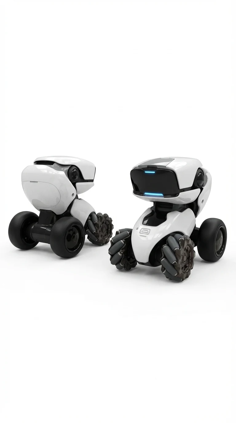 Two views of the robot concept.
