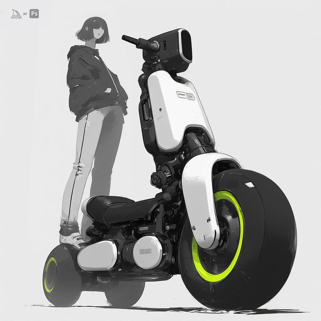 Rider & machine concept study by WANN
