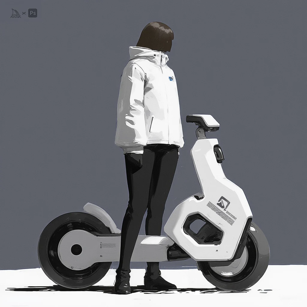 Rider & machine concept study by WANN