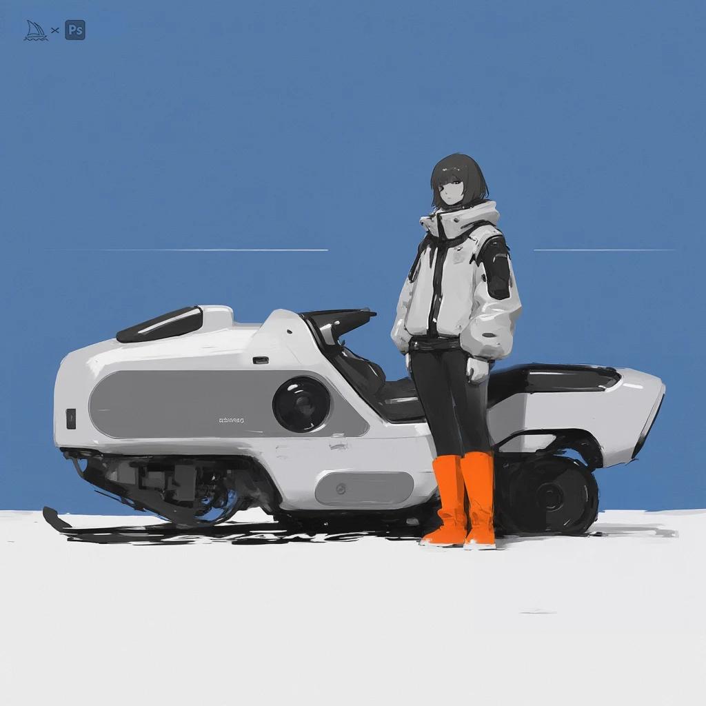 Rider & machine concept study by WANN