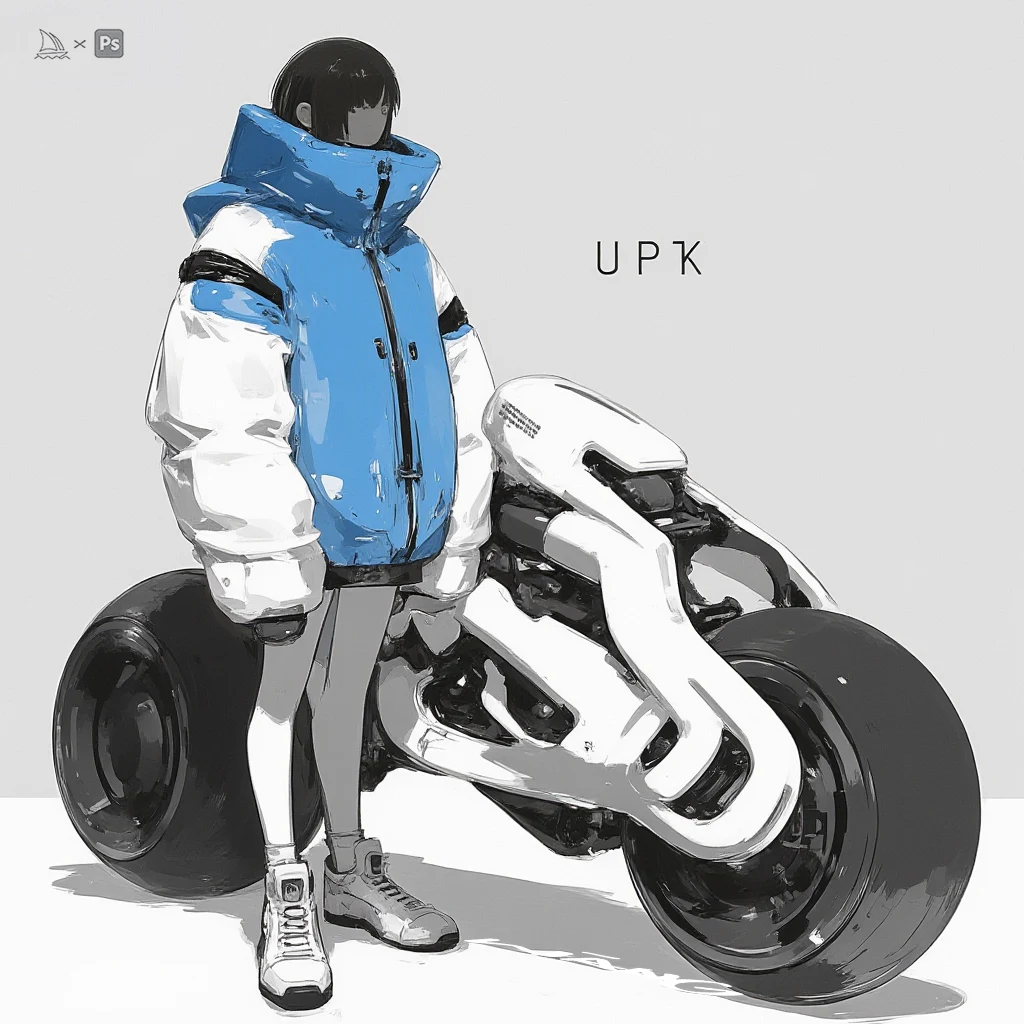Rider & machine concept study by WANN