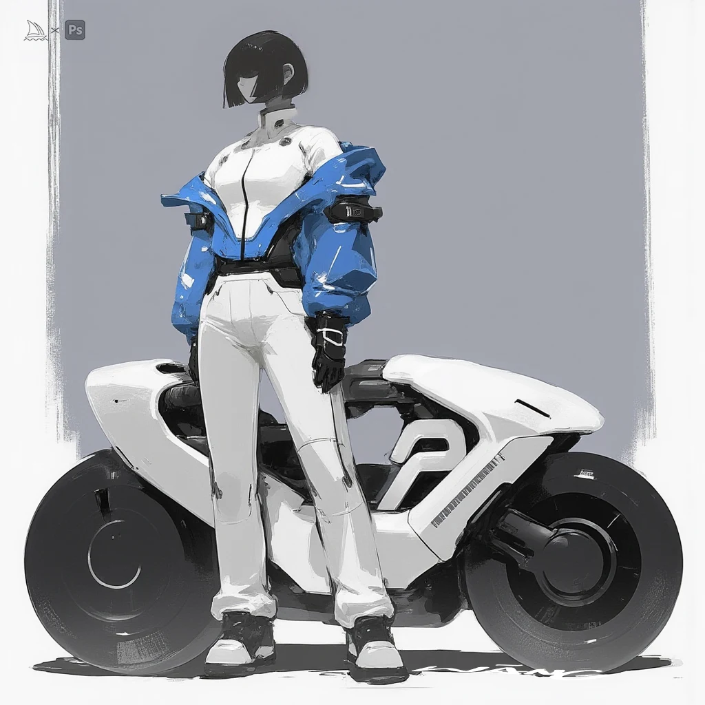 Rider & machine concept study by WANN