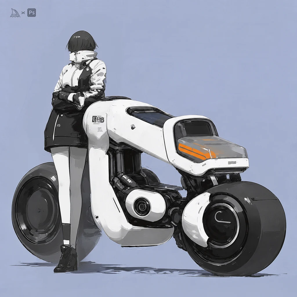 Rider & machine concept study by WANN