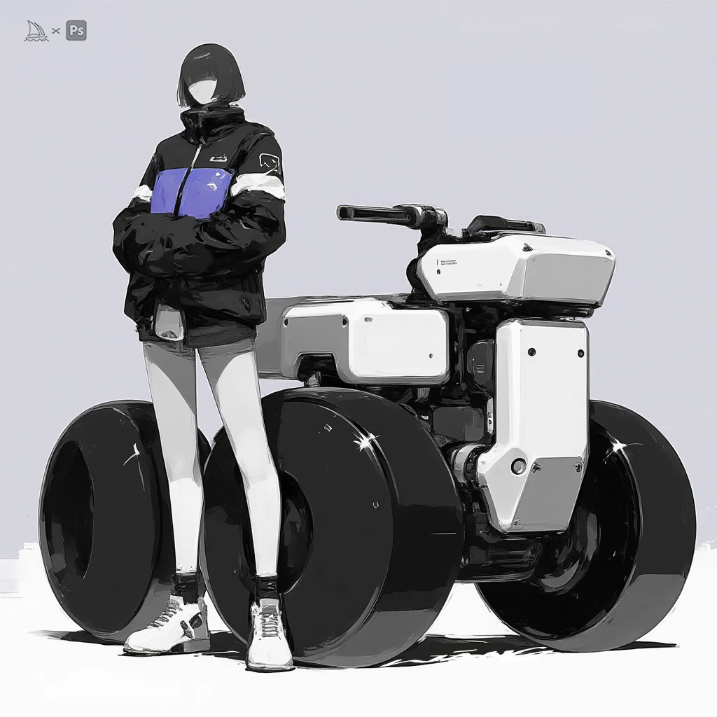 Rider & machine concept study by WANN