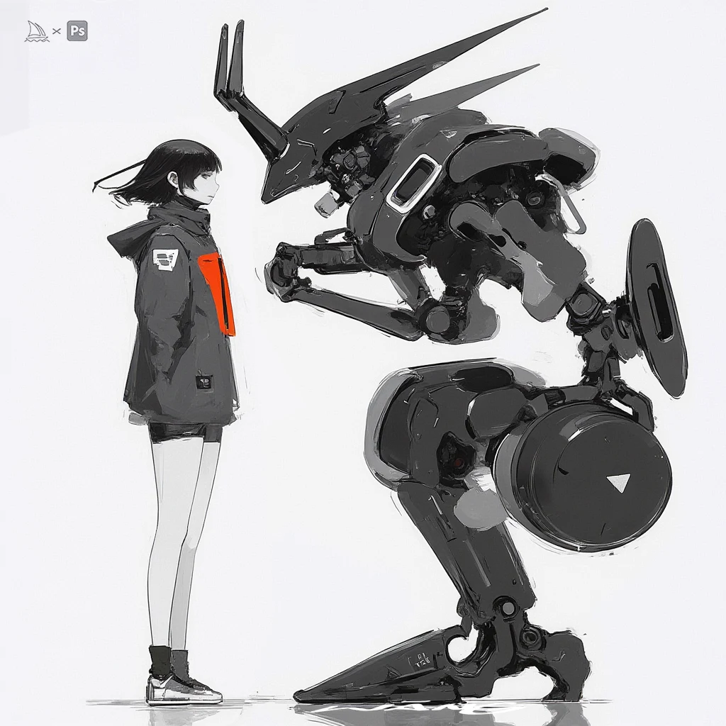 Robot & human concept study by WANN