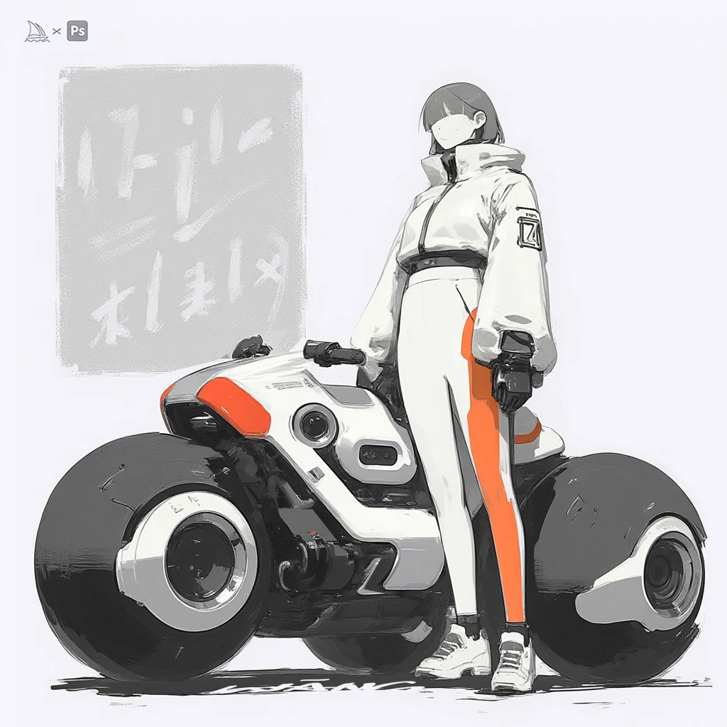 Rider & machine concept study by WANN