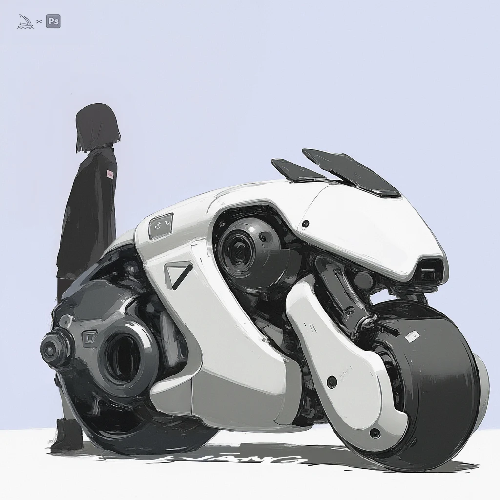 Rider & machine concept study by WANN