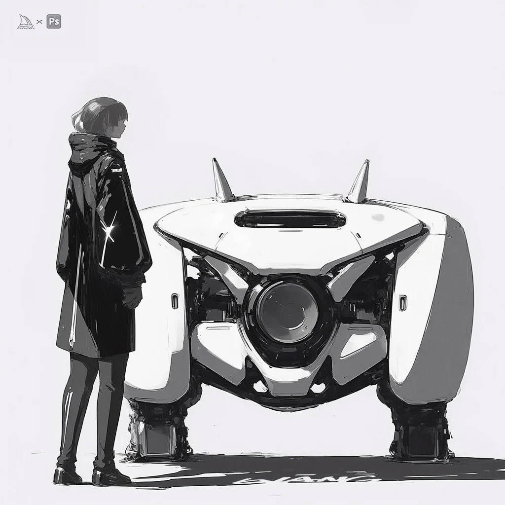 Robot & human concept study by WANN