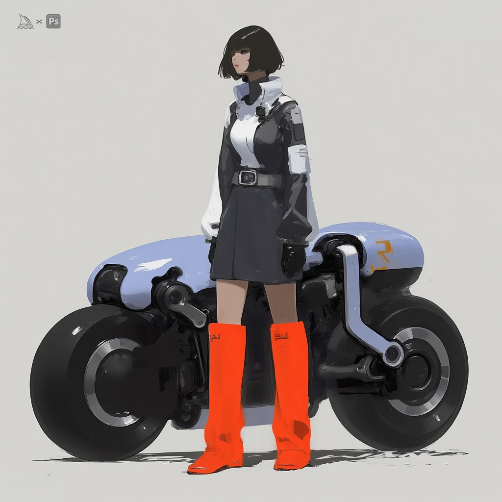 Rider & machine concept study by WANN