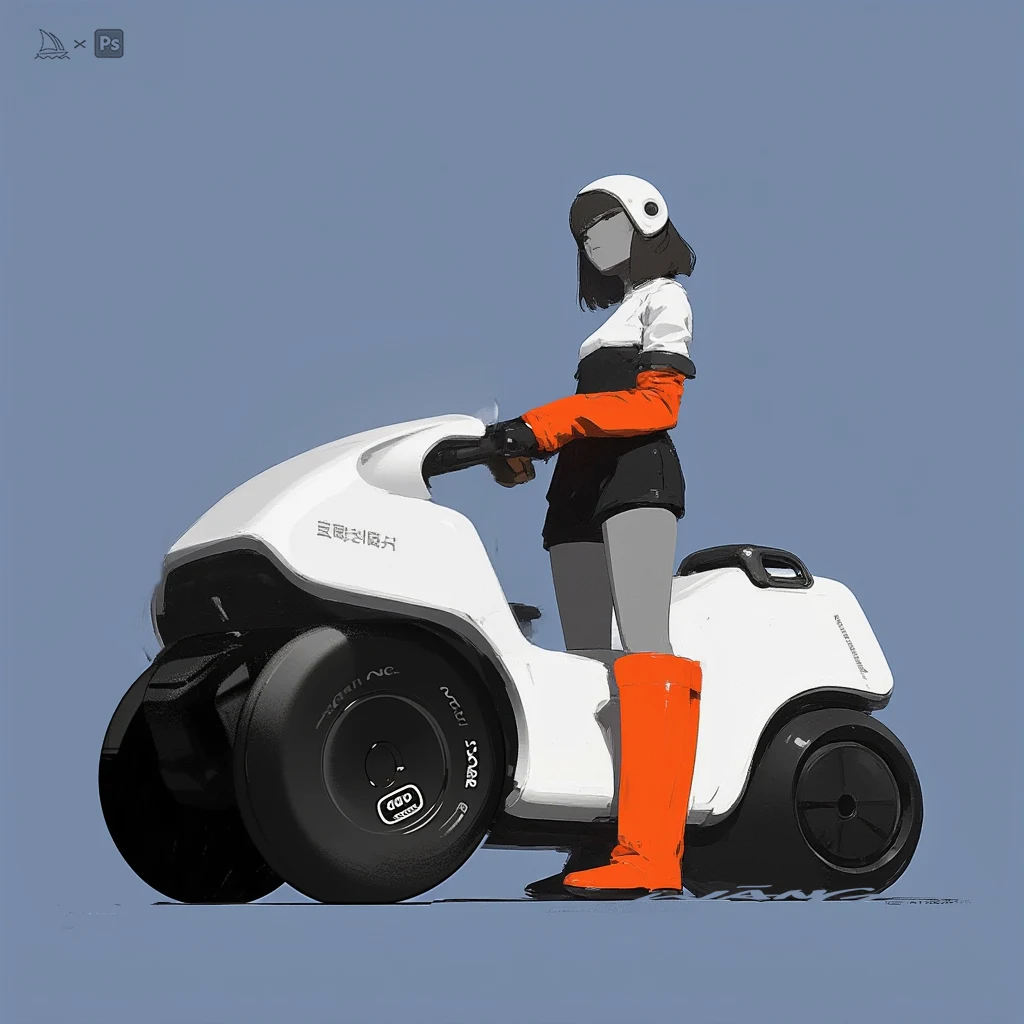 Rider & machine concept study by WANN
