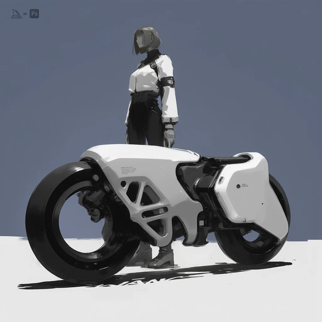 Rider & machine concept study by WANN
