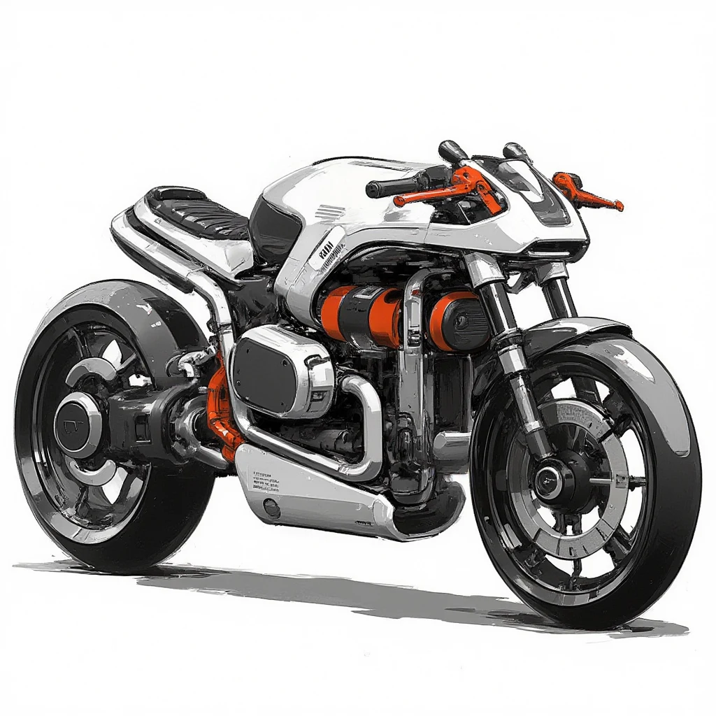 Mechanical motorcycle concept by WANN